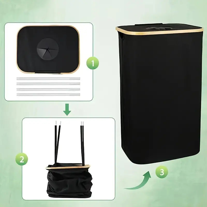 2w1 Składana Torba do Przechowywania na Plastikowe Odpady lub Butelki Zwrotne