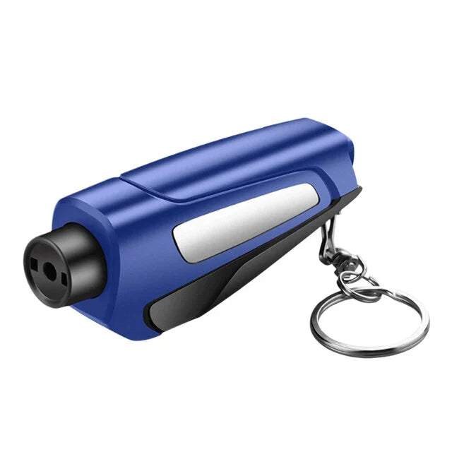 Awaryjny Młotek Samochodowy z Nożem do Pasów – Kompaktowe Narzędzie Bezpieczeństwa do Ratowania