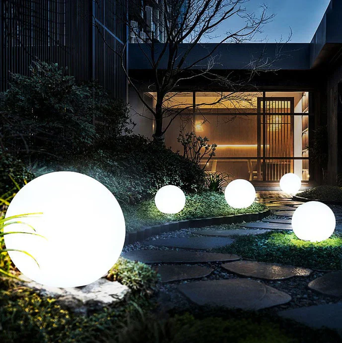 Okrągła Lampa Ogrodowa