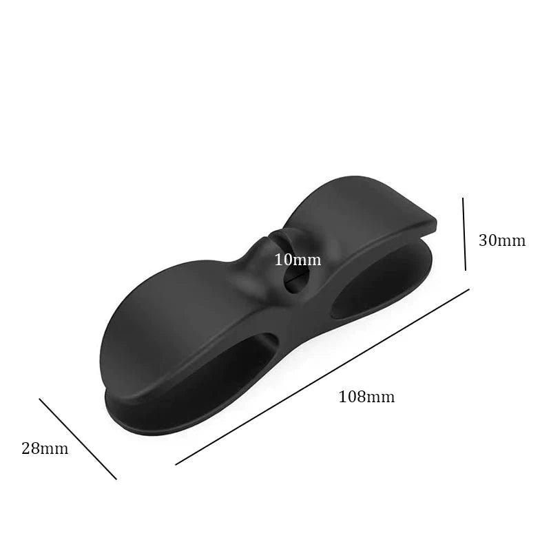 Praktyczny zestaw organizerów na kable do wszystkich zastosowań, zestaw 5 sztuk