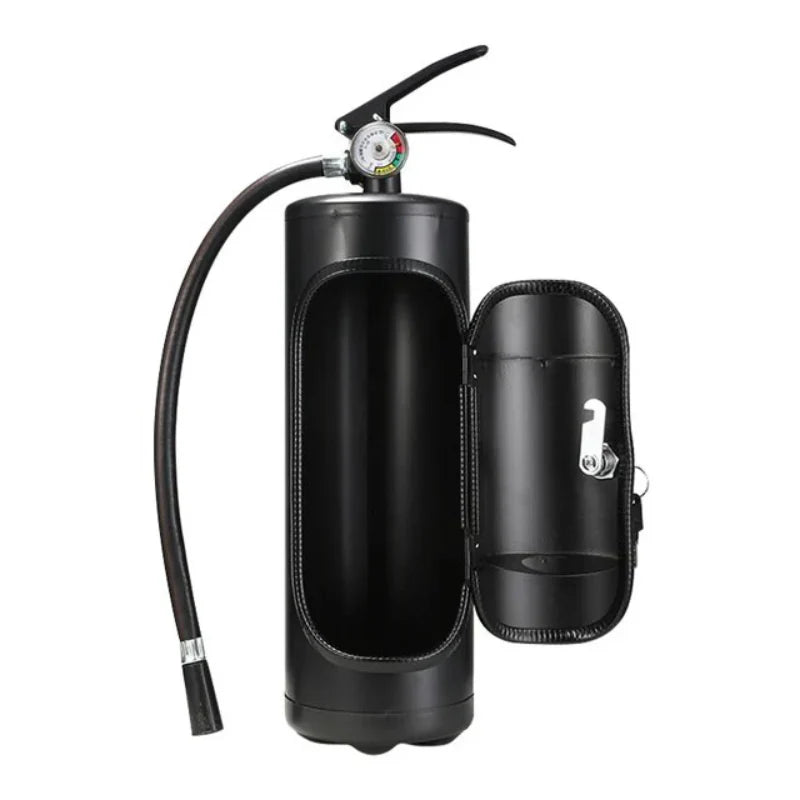 Oryginalny Stylowy Uchwyt na Butelki w Kształcie Gaśnicy – Praktyczny i Dekoracyjny