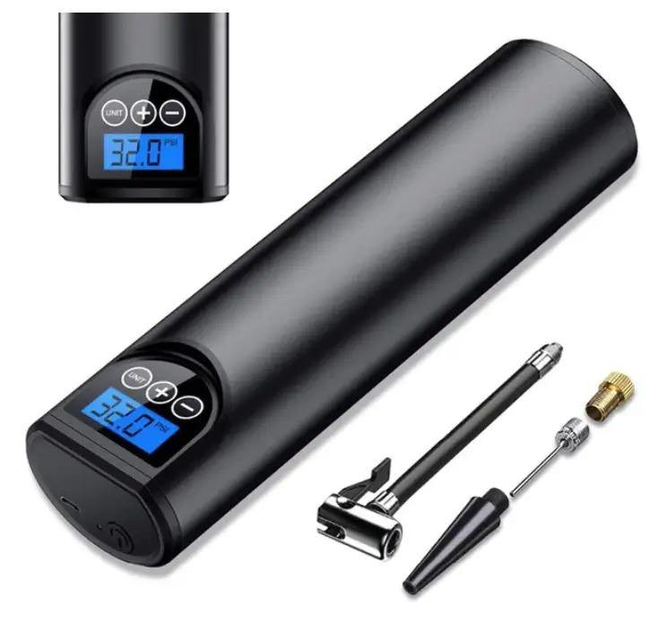 Przenośna elektryczna pompka powietrza z wyświetlaczem cyfrowym