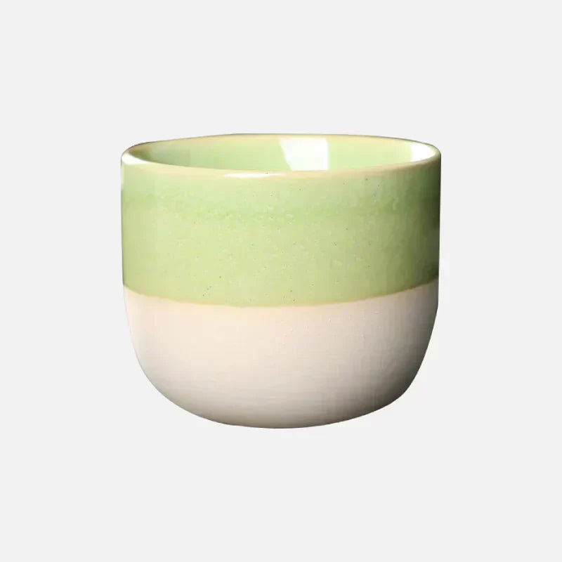 Ręcznie Wykonana Ceramiczna Filiżanka – Niebiesko Szkliwiona Do Herbaty