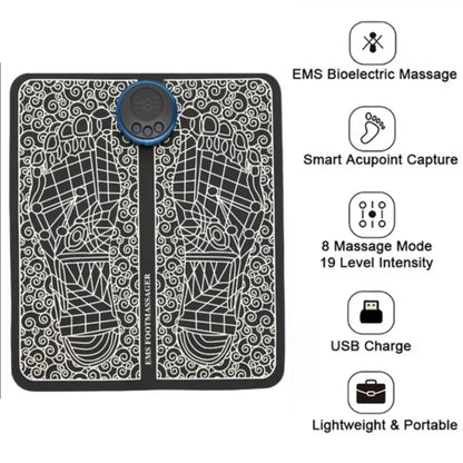 Elektroniczna Poduszka Masująca Stopy EMS do Rozluźniania Mięśni