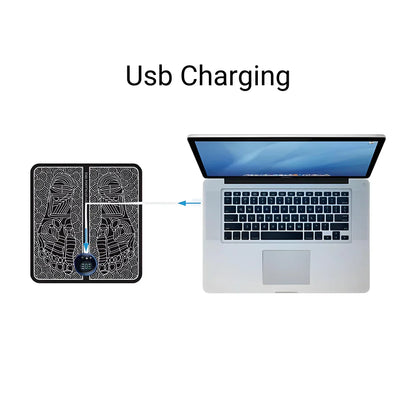 Elektroniczna Poduszka Masująca Stopy EMS do Rozluźniania Mięśni