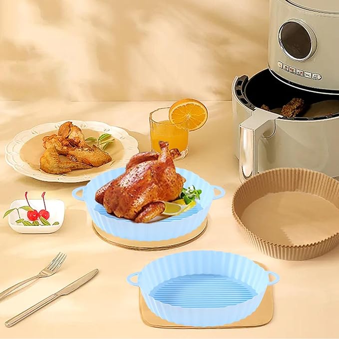 Silikonowa wkładka do frytkownicy beztłuszczowej – Wielokrotnego użytku, nieprzywierająca i łatwa do czyszczenia