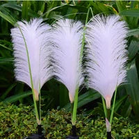 Dekoracyjne lampy ogrodowe z rattanu – lampa solarna w kształcie trawy do użytku na zewnątrz