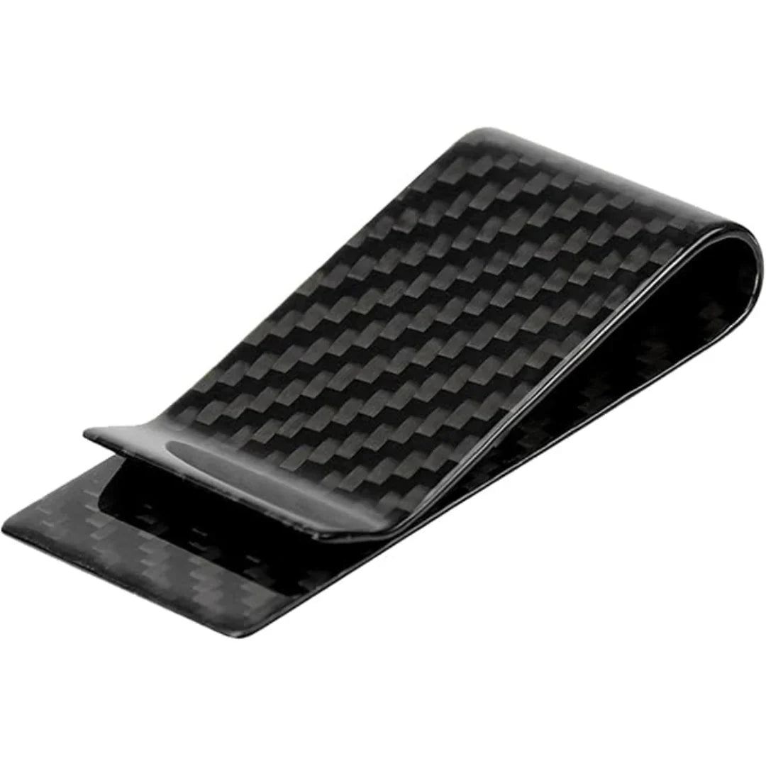 Elegancki uchwyt na karty i klips na pieniądze ze stali nierdzewnej – zestaw 2 sztuk