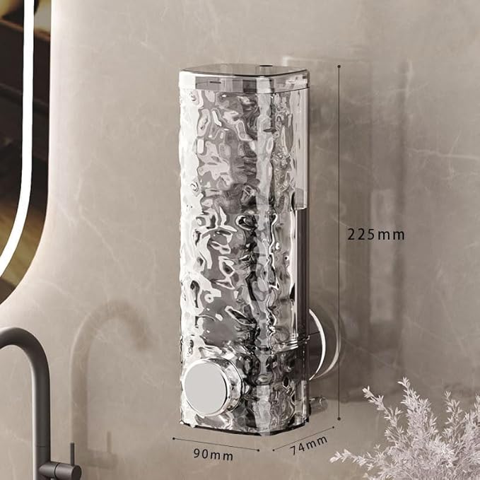 Praktyczny dozownik mydła z przyssawką