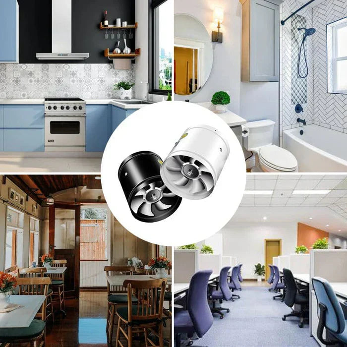 Mocny i Cichy Wentylator Wyciągowy