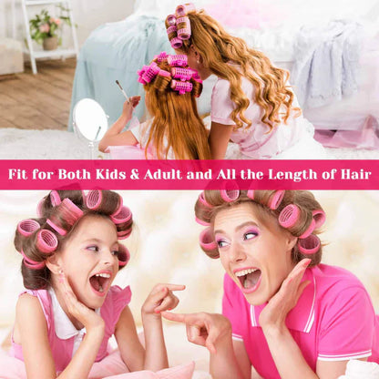 Samoprzylepne Wałki do Włosów | dla Pełnych i Trwałych Loków