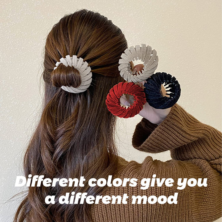 Stylowe Spinki do Włosów z Gniazdkami – Zestaw 3 sztuk