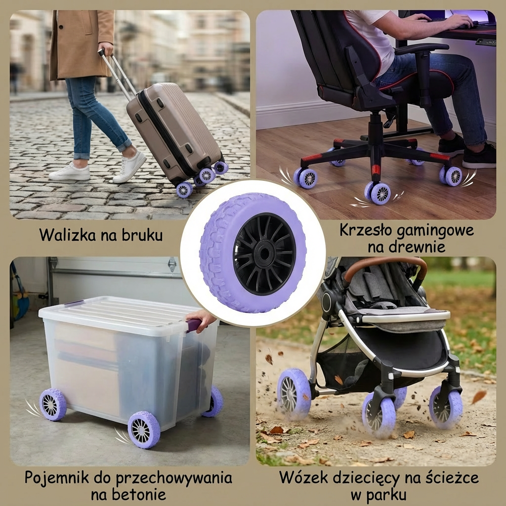 Ochrona kółek do walizek