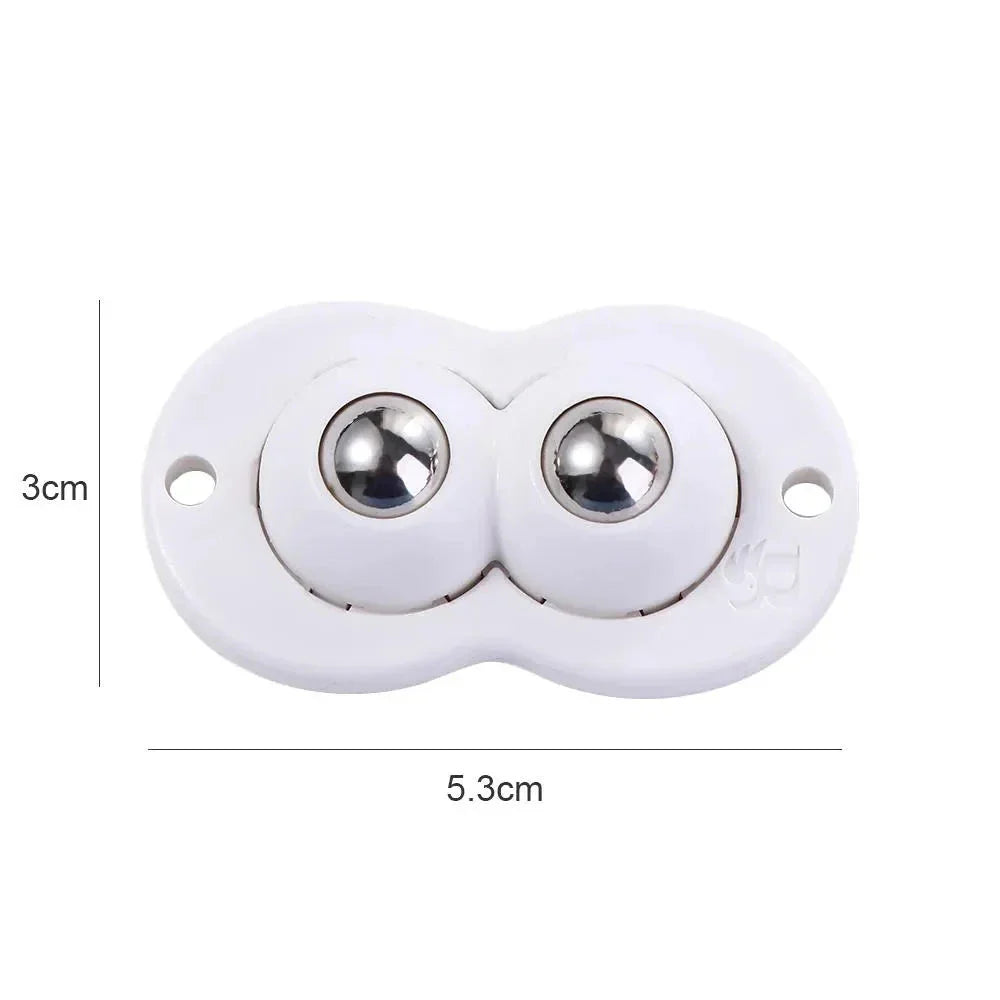 Samoprzylepny Uniwersalny Zestaw 4 Kółek Rolnych