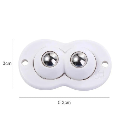 Samoprzylepny Uniwersalny Zestaw 4 Kółek Rolnych