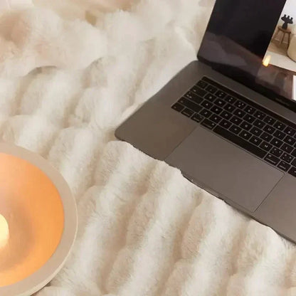 Bardzo Przytulny Koc z Sztucznego Futra