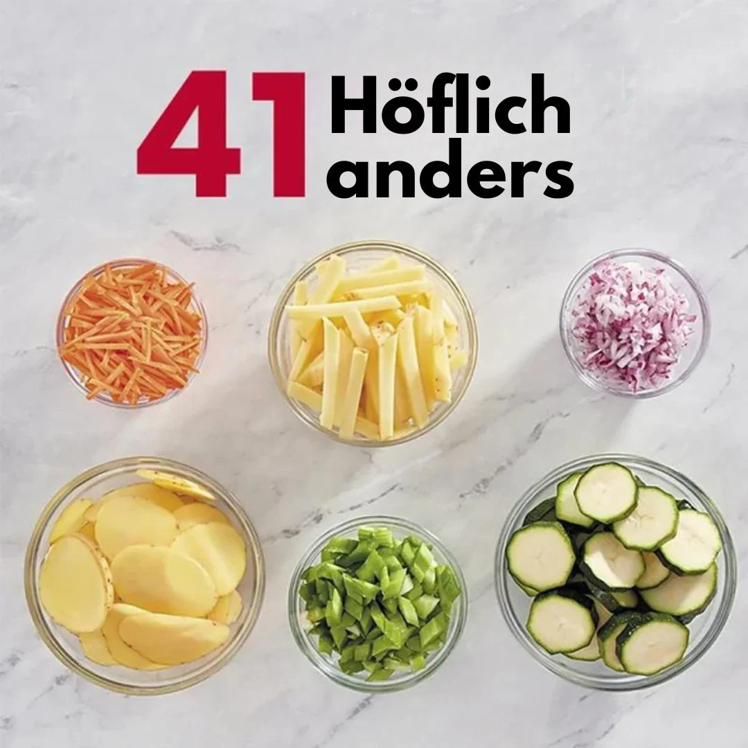 Regulowana, Wielofunkcyjna Krajalnica do Warzyw – Profesjonalny Krajalnik Kuchenny z Pojemnikiem