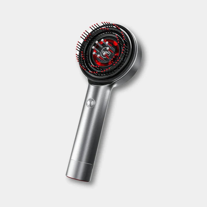 Elektryczna Szczotka do Masażu Skóry Głowy z Terapią Światłem LED