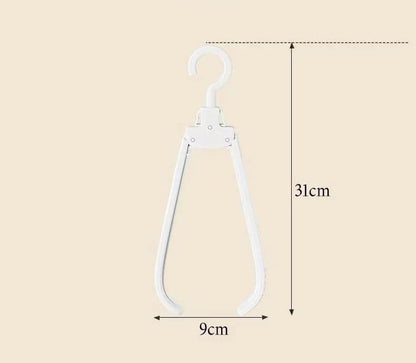 Praktyczny składany wieszak na ubrania