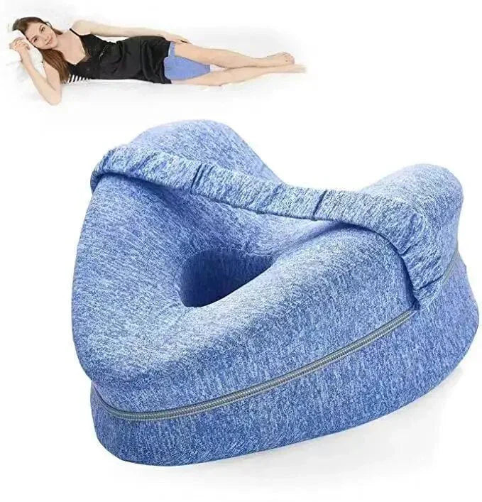 Ortopedyczna poduszka pod kolana dla śpiących na boku – Ergonomiczna poduszka na nogi z pianką memory dla lepszego snu