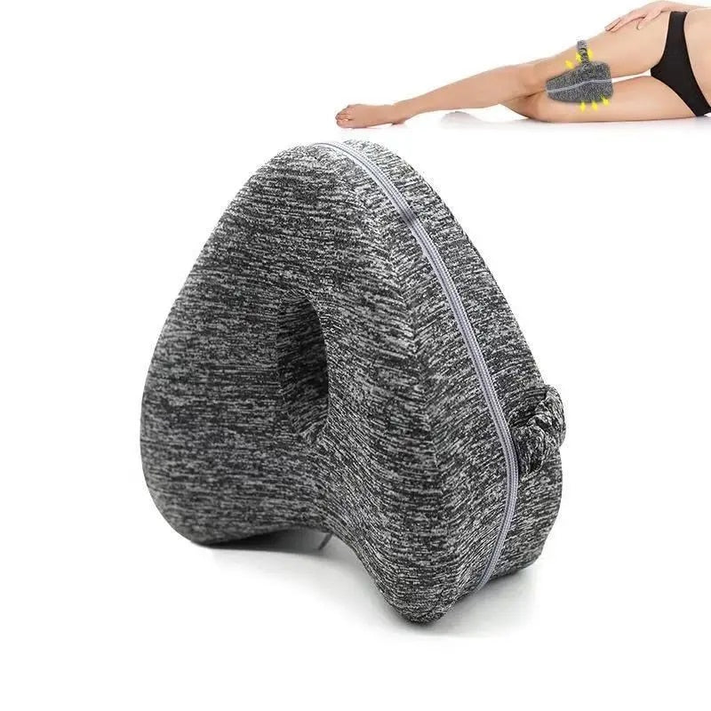 Ortopedyczna poduszka pod kolana dla śpiących na boku – Ergonomiczna poduszka na nogi z pianką memory dla lepszego snu
