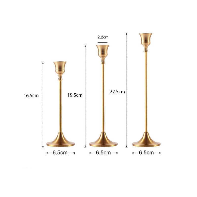 Premium Złoty Świecznik