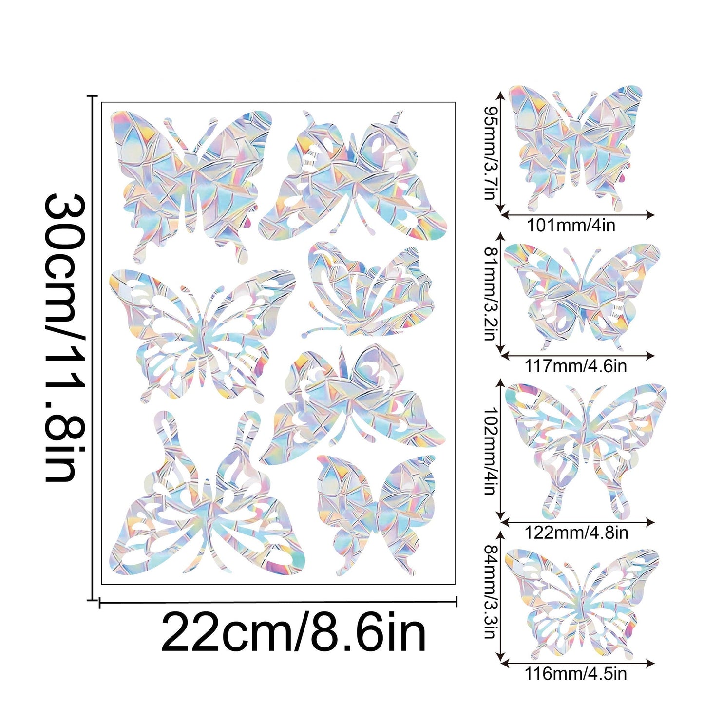 Naklejki na Okno z Tęczą