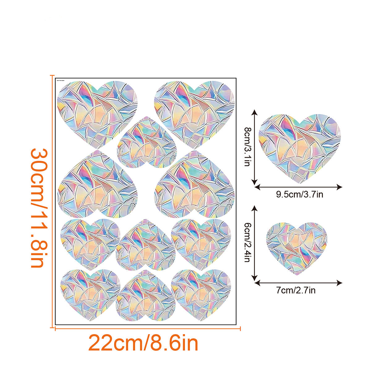 Naklejki na Okno z Tęczą