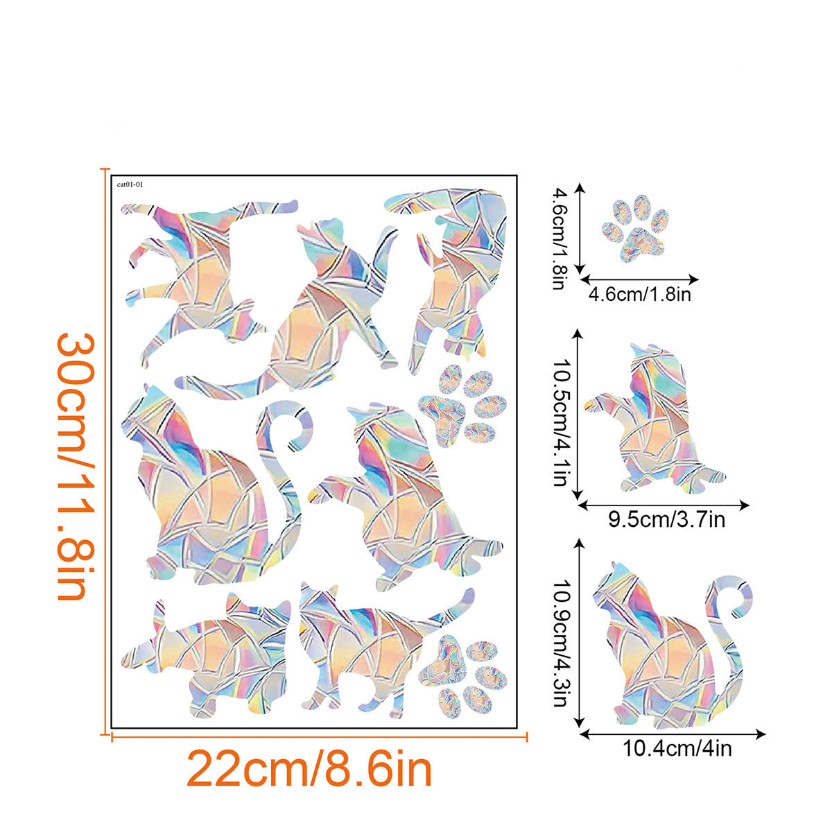 Naklejki na Okno z Tęczą