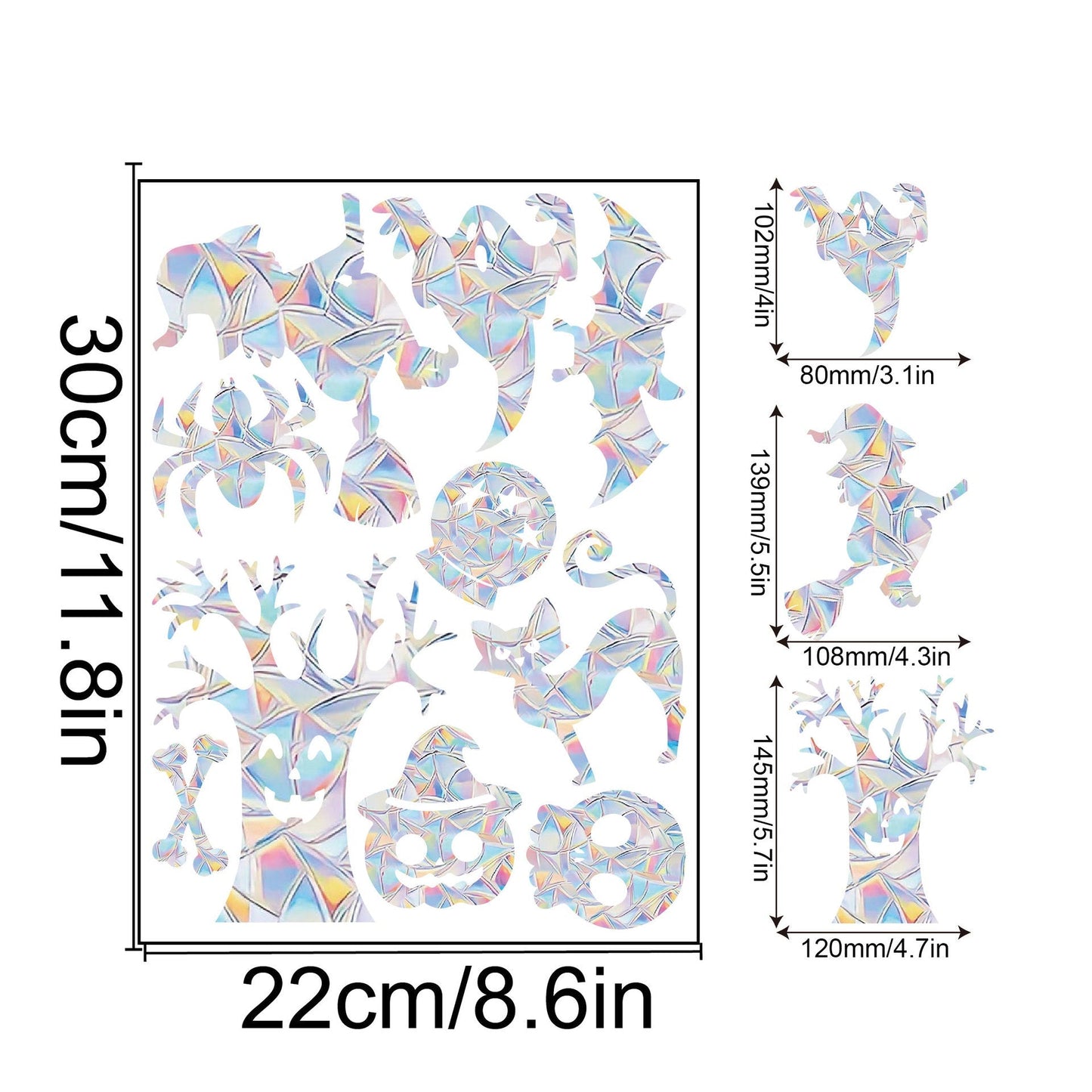 Naklejki na Okno z Tęczą