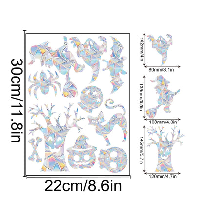Naklejki na Okno z Tęczą
