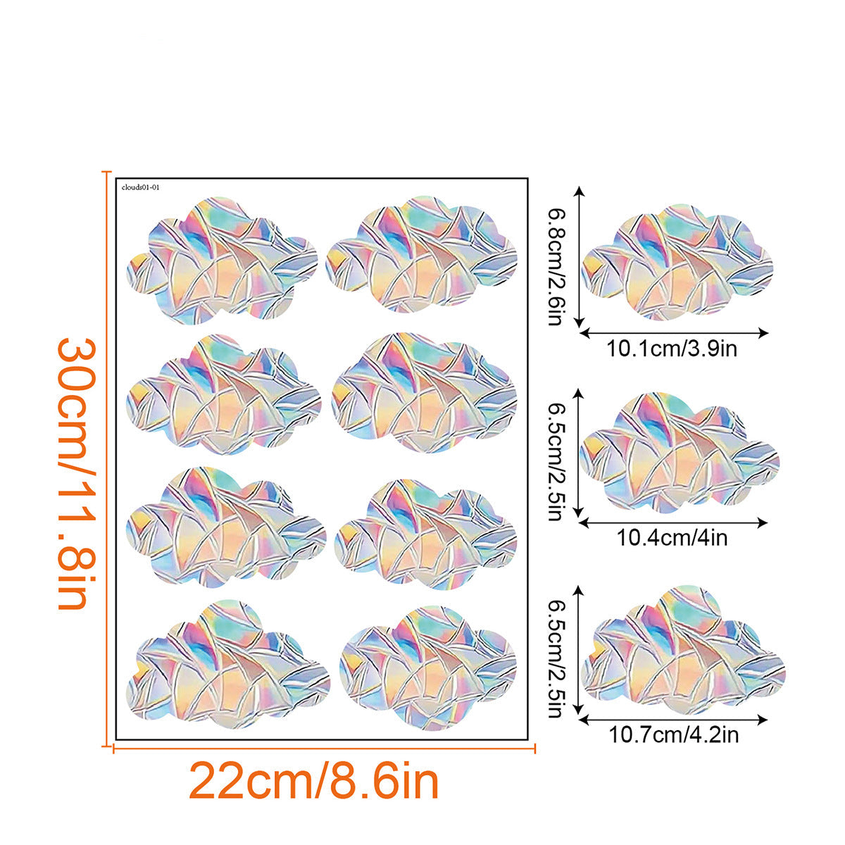 Naklejki na Okno z Tęczą