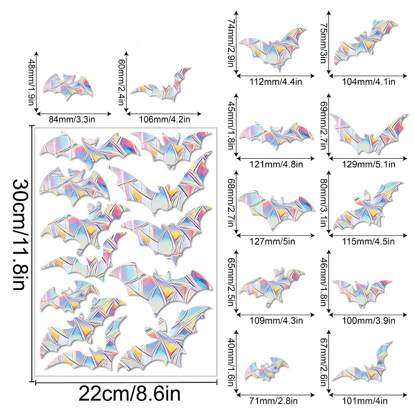 Naklejki na Okno z Tęczą