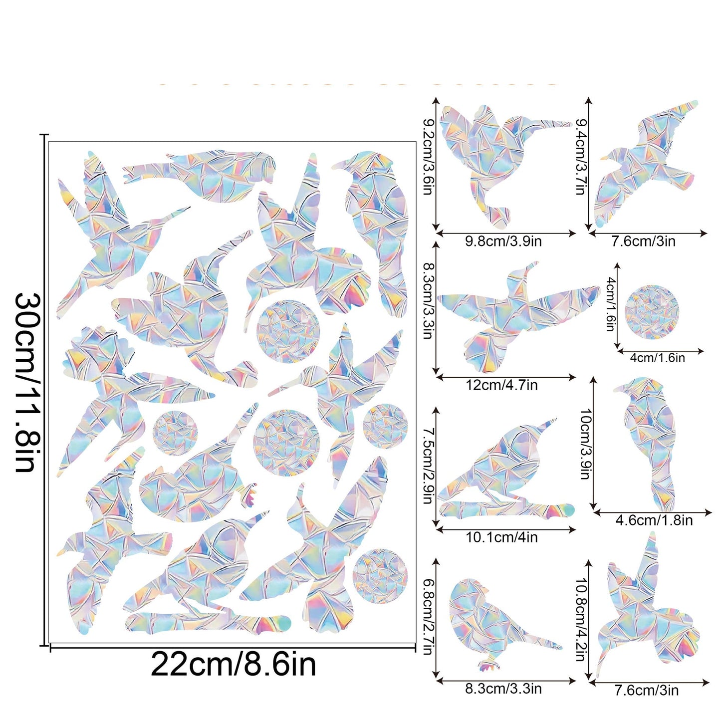 Naklejki na Okno z Tęczą