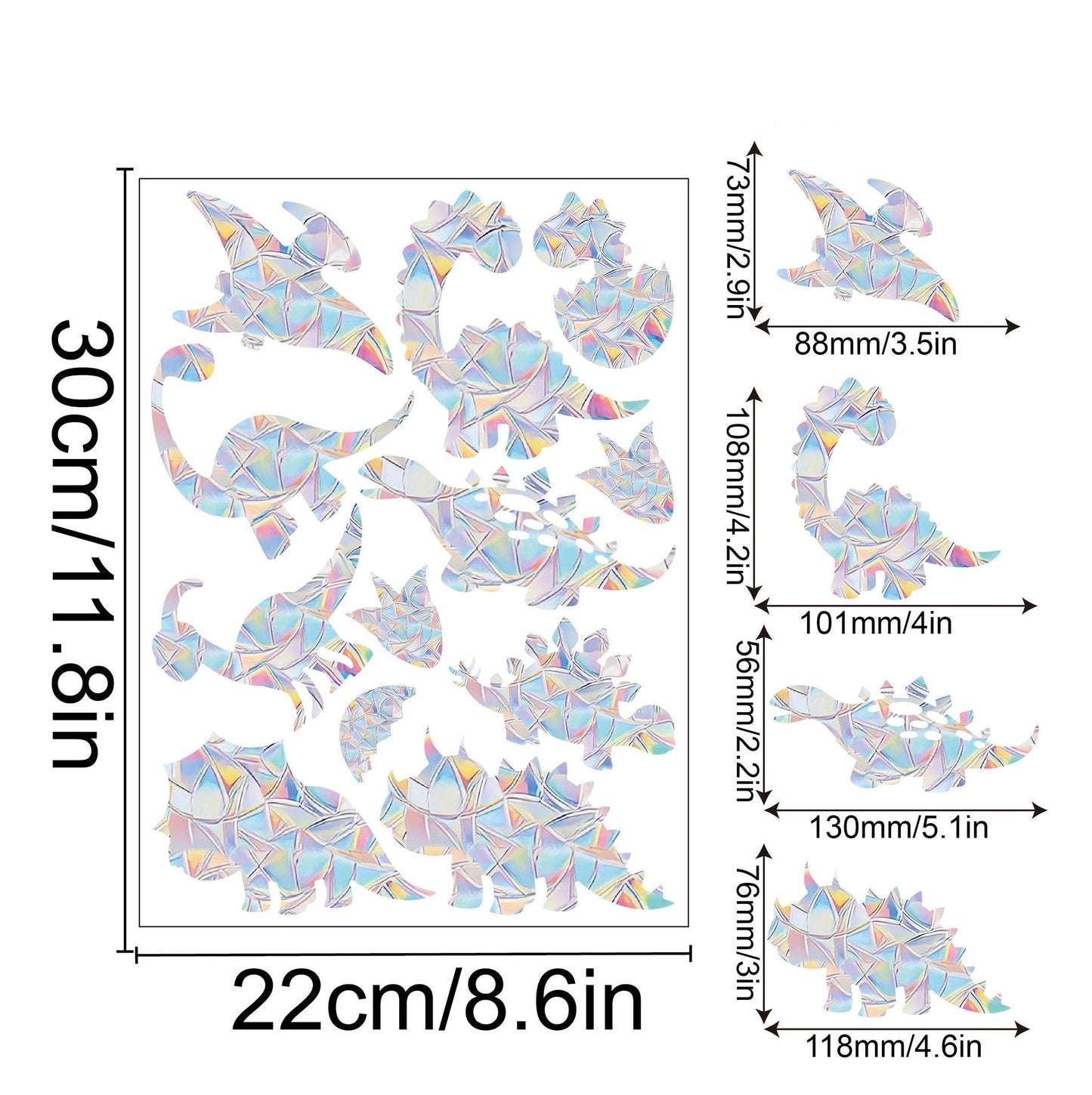 Naklejki na Okno z Tęczą
