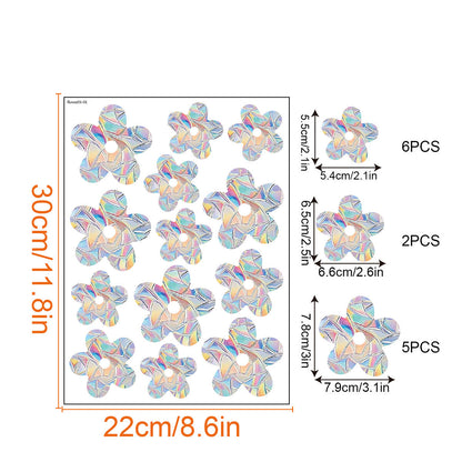 Naklejki na Okno z Tęczą
