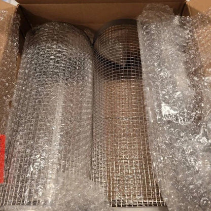 Praktyczne Metalowe Kosze do Grillowania 1x