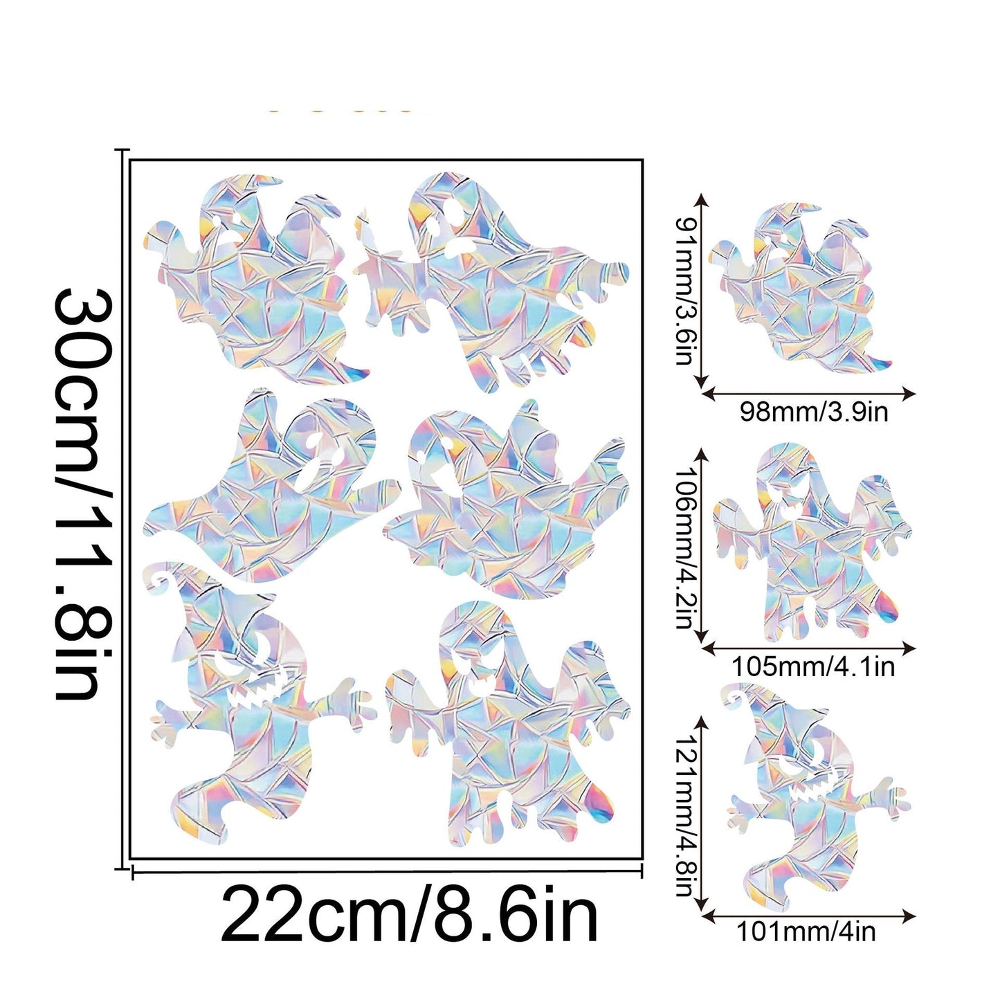 Naklejki na Okno z Tęczą