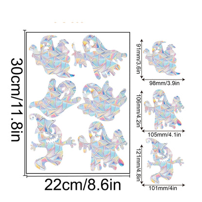 Naklejki na Okno z Tęczą