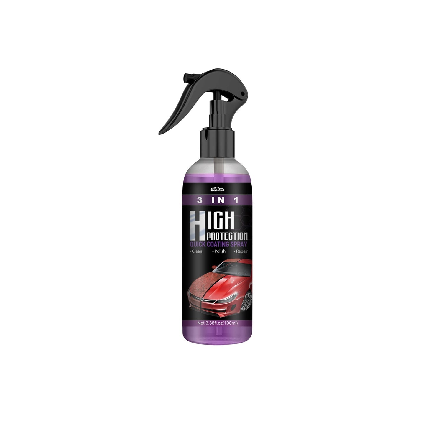 3w1 Ulepszony Spray do Powłok Samochodowych