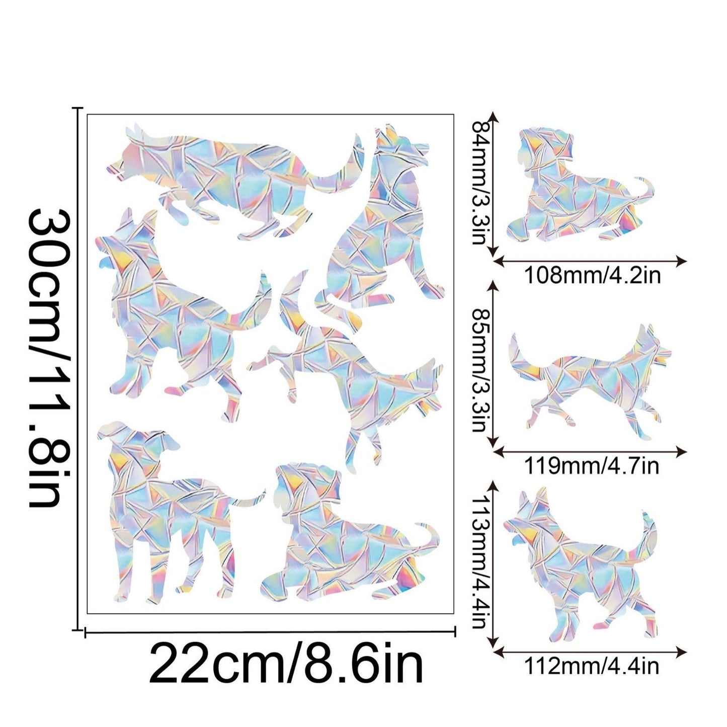 Naklejki na Okno z Tęczą