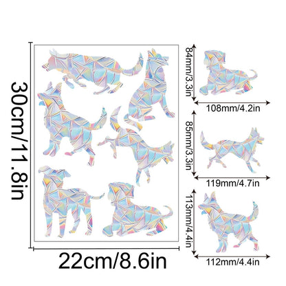 Naklejki na Okno z Tęczą