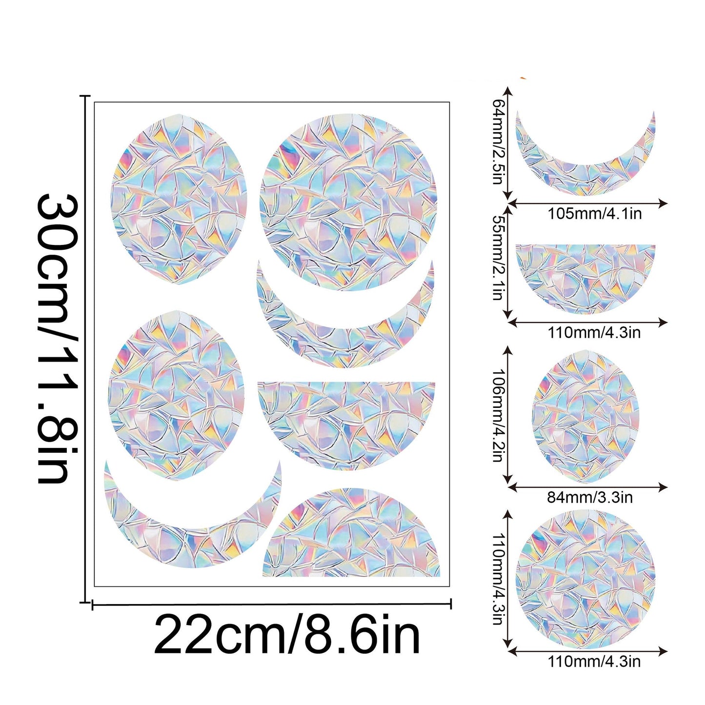 Naklejki na Okno z Tęczą