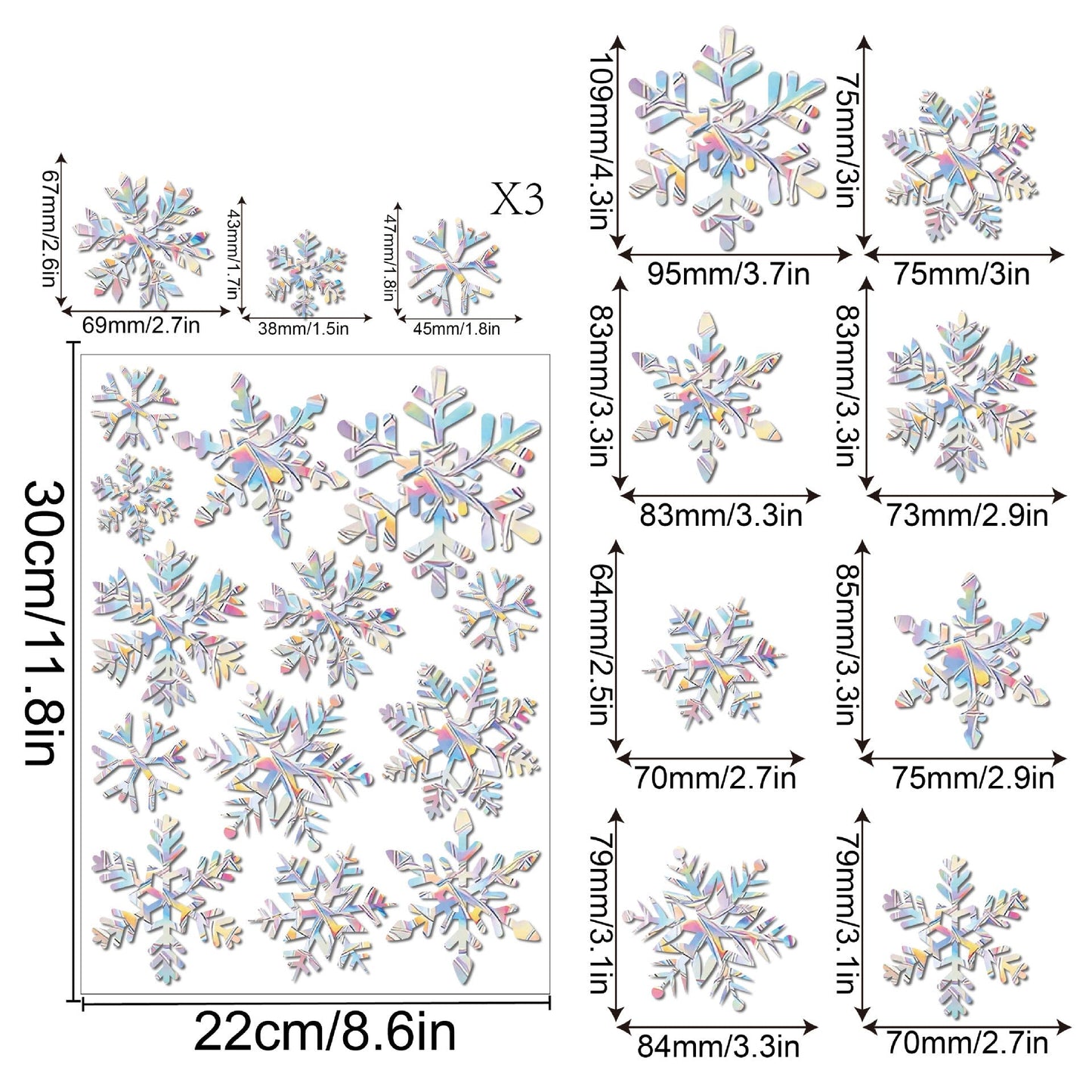 Naklejki na Okno z Tęczą
