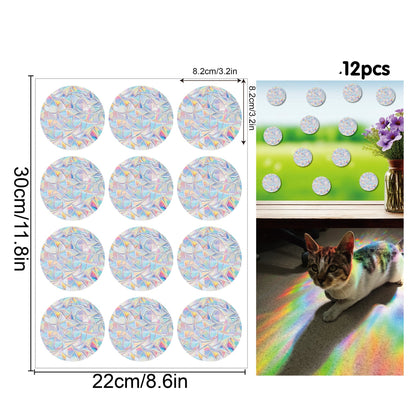 Naklejki na Okno z Tęczą