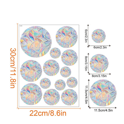 Naklejki na Okno z Tęczą