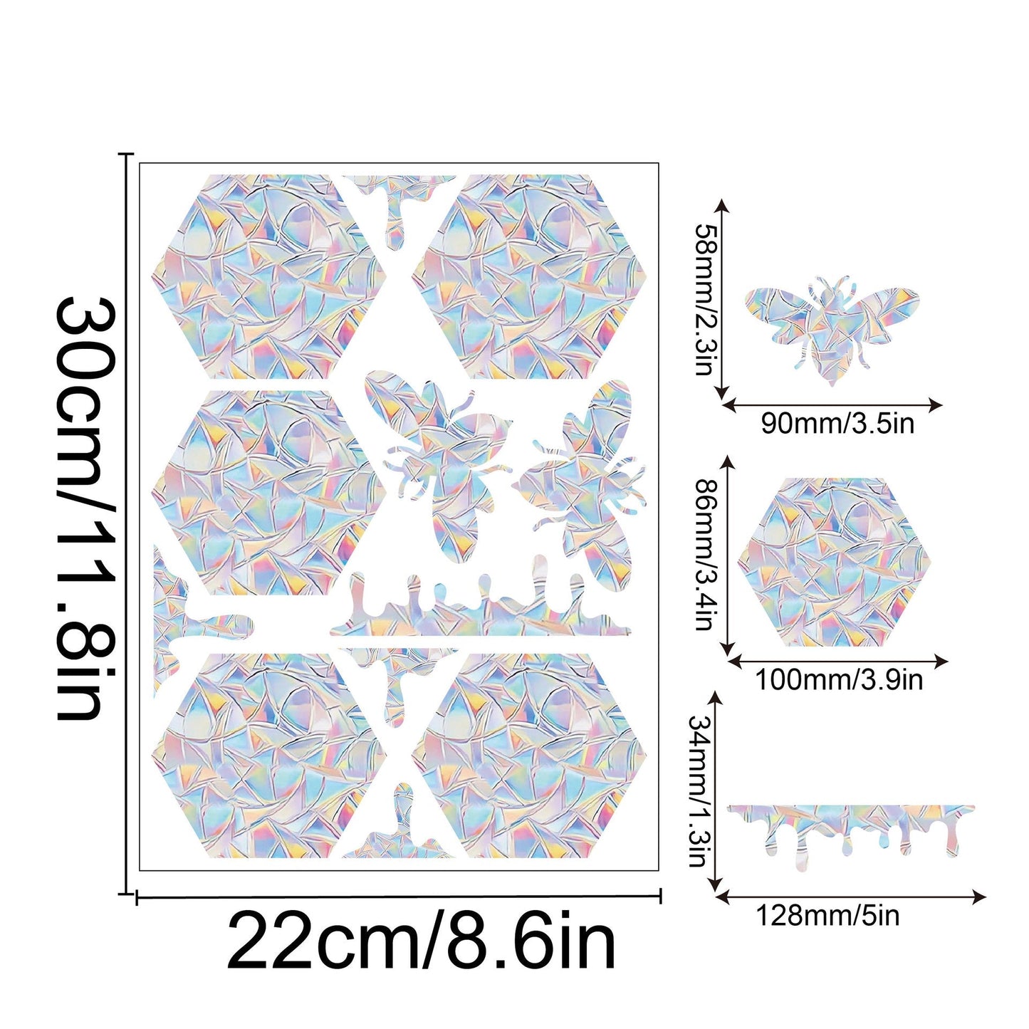 Naklejki na Okno z Tęczą