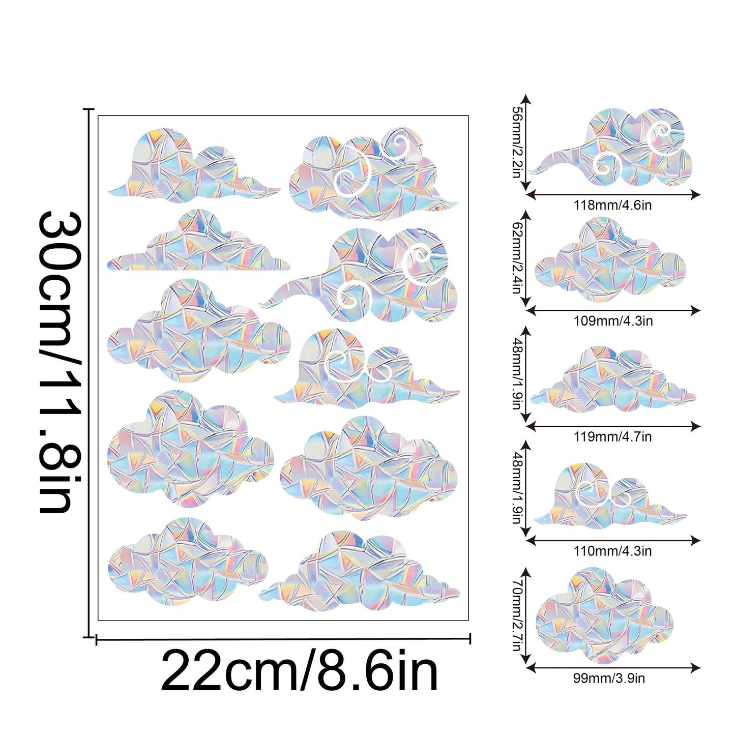Naklejki na Okno z Tęczą