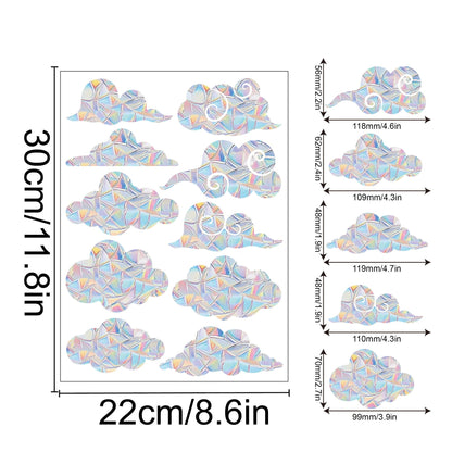 Naklejki na Okno z Tęczą