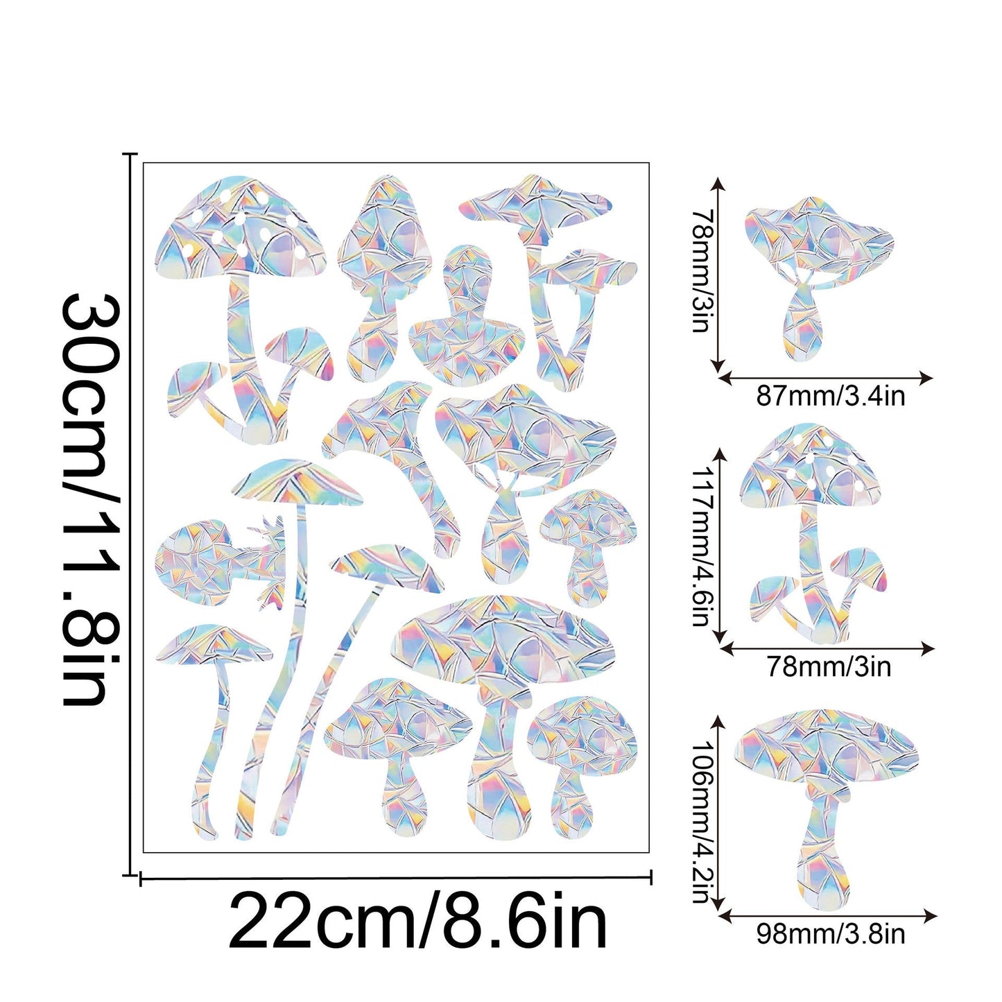 Naklejki na Okno z Tęczą